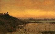 James Augustus Suydam Long Island oil painting on canvas